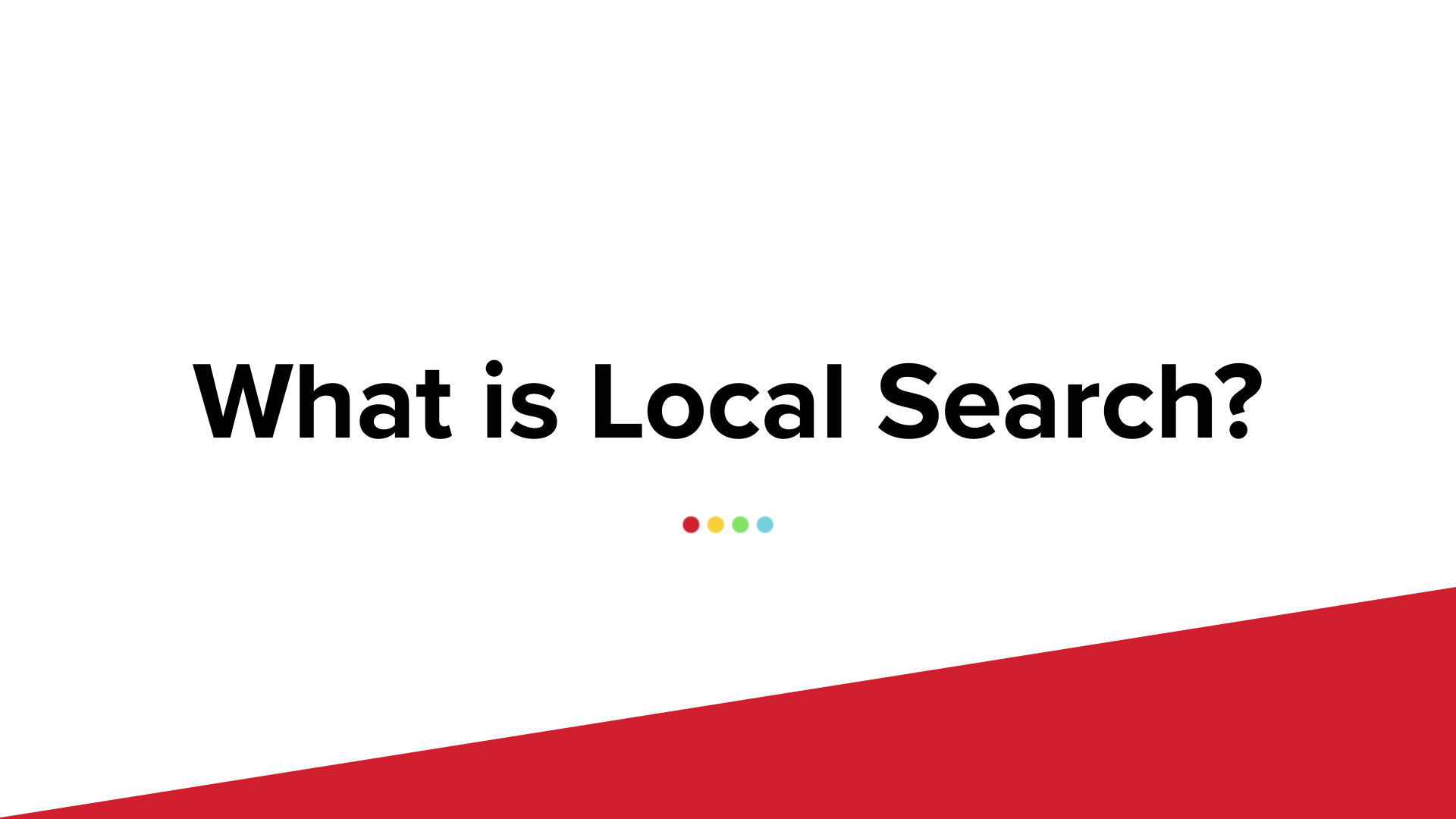 Digital Marketing Refresh: What Is Local Search?