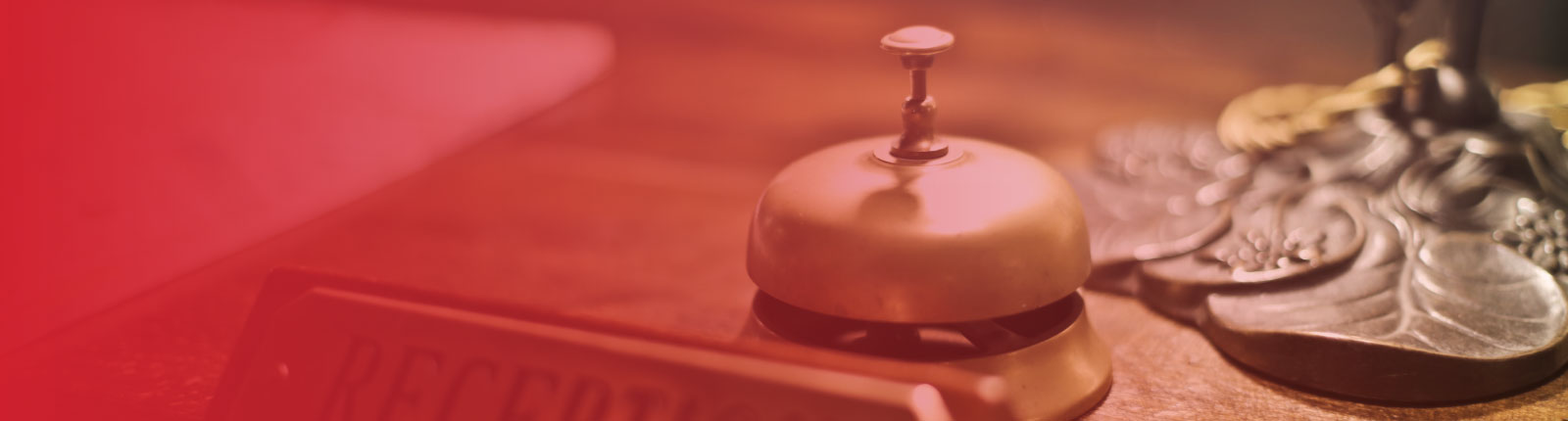 bell on a hotel reception desk