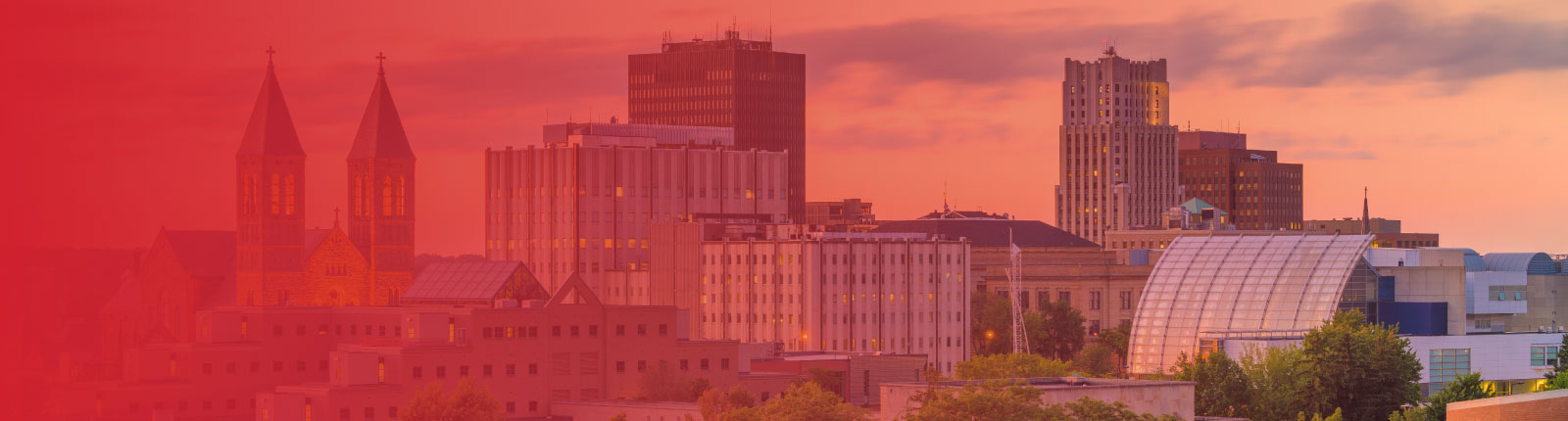 Akron skyline