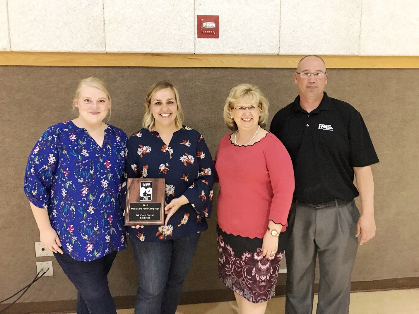 RevLocal employees received award from Licking County Food Pantry Network for 2018 Operation Feed campaign
